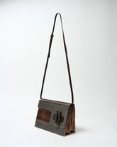 Borsa Fendi baguette in pelle di pesce e ghiaccio